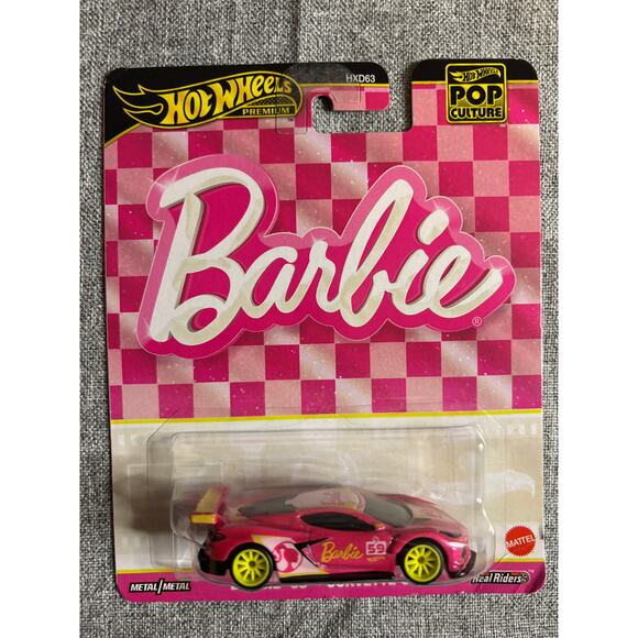 Hot Wheels Premium Barbie 65th Corvette C8.R Pop Culture - Picture 3 of 3